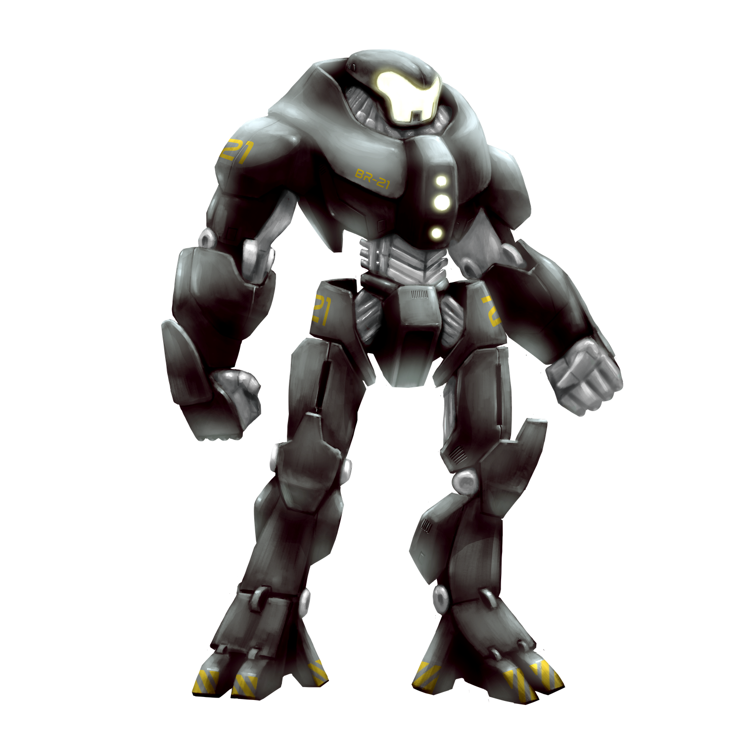 Robotron de cor preta